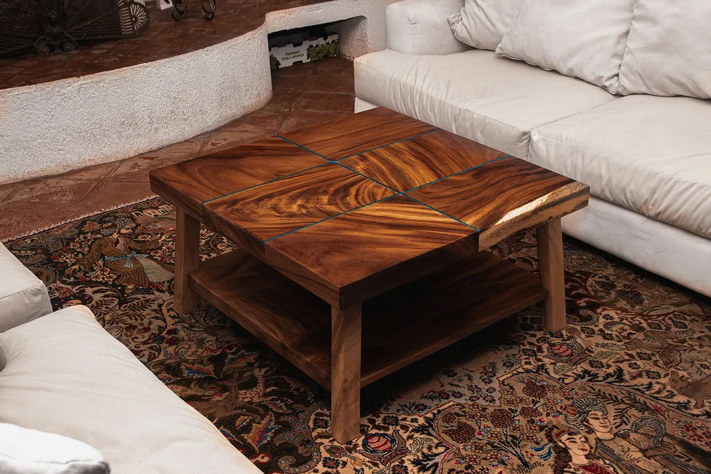 Parota Mosaic Coffee Table